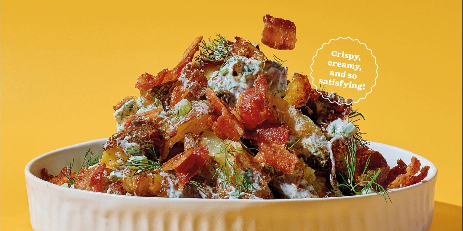 Crispy Smashed Potato Salad